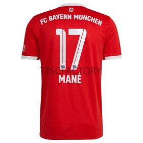 Koszulka Bayern Monachium Sadio Mane 17 Domowe Stroje Piłkarskie 2022/23 Krótki Rękaw